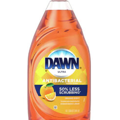 Dawn Ultra Antibacterial Liquid Dish Soap, Orange, 38 oz.