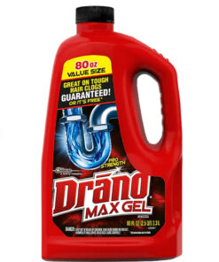 Drano Max Gel Drain Cleaner, 80 Fl. Oz.