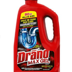 Drano Max Gel Drain Cleaner, 80 Fl. Oz.