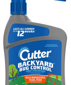 Cutter Backyard HG-61067 Concentrated Bug Control Spray, Liquid, 32 oz Bottle