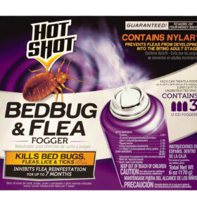 Hot Shot HG-95911 Bed Bug and Flea Fogger, 2000 cu-ft Coverage Area, White