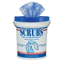Hand Cleaner Towel Scrubs, 72 Towels/ Bucket