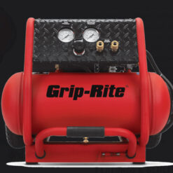Grip Rite 4 Gallon Ultra Quiet Compressor with Wheel Kit