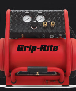 Grip Rite 4 Gallon Ultra Quiet Compressor with Wheel Kit