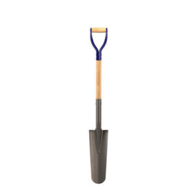 D-Handle Wood Drain Spade, 16"