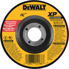 DEWALT High Performance Metal Grinding Wheel, 4 X 1/4 X 5/8