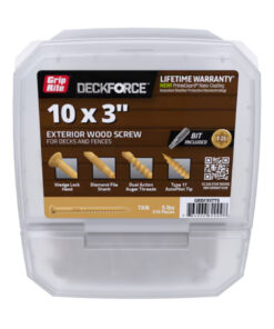 Grip Rite Deckforce Exterior Wood Screw Gold 10 X 3", 5LB