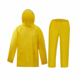 Light Weight Rain Suit with Hood, 10mm, XXL