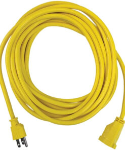50 Foot Extension Cord, 12/3, Yellow