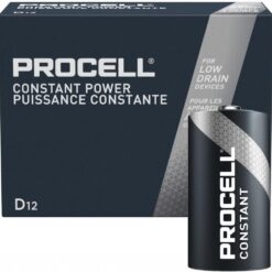 Duracell Procell, D,  Alkaline Batteries, 12/Box