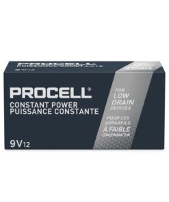 Duracell Procell, 9V,  Alkaline Batteries, 12/Box