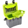 Pelican Elite Cooler, 14 Quart, Dark Grey/ Green