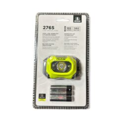 Pelican 3AA LED Headlight Flashlight, Yellow, Class I, Division 1, 155 Lumens