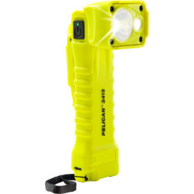 Pelican Right Angle 3AA LED Flashlight, Yellow