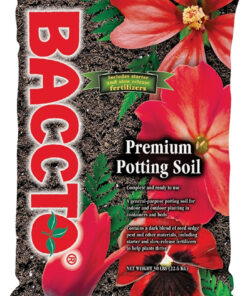 Baccto 1225P Potting Soil, Granular, Dark Brown/Light Brown, 25 lb, Bag