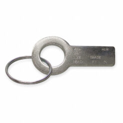 Chain Sling Identification Tag with Ring