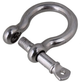 Safety Screw Anchor Shackle, 1", 8.5 Ton, Imported