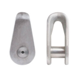 Stainless Steel Mooring Link without Roller, 165T, Safe Working Load 55 Tons