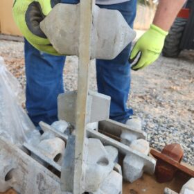 Pallet of Double Cone Container Stackers
