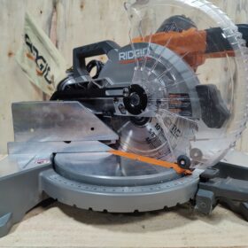 RIDGID 15 Amp 10 in. Corded Dual Bevel Miter Saw with LED Cut Line Indicator