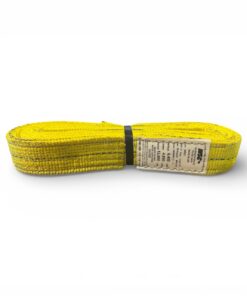 Eye & Eye Flat Web Sling, 2-Ply, 2"X 10', Domestic, Polyester, w/Flat Eyes, V-6400, C-4800, B-12,800 lbs.