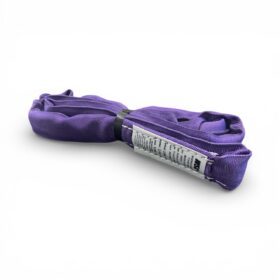 Endless Round Sling, Purple, 3', Ver.2600, Chock.2100, Basket.5200 Lbs