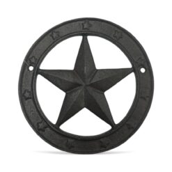Small Cast Iron Star Plaque – Wall Décor