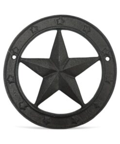 Small Cast Iron Star Plaque – Wall Décor