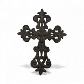 Cast Iron Cross with Little Cross – Wall Décor