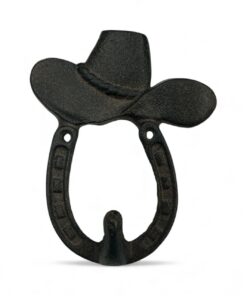 Cast Iron Horseshoe Hat Wall Hook