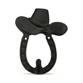 Cast Iron Horseshoe Hat Wall Hook