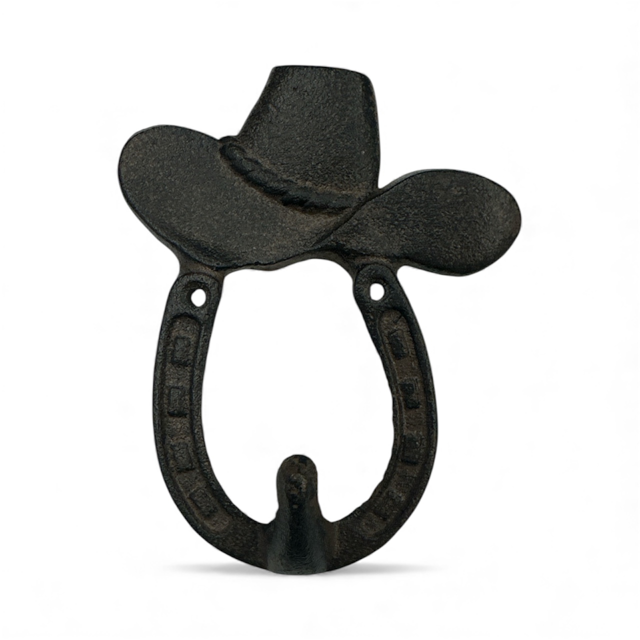 Cast Iron Horseshoe Hat Wall Hook