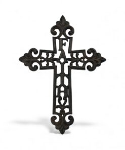 Cast Iron "Faith" Cross - Wall Decor