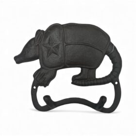 Texas Armadillo Wall Hook – Double Hook