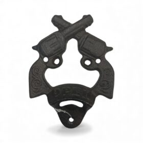 Cast Iron Bottle Opener – Twin Guns