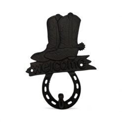 Welcome Boots Horseshoe Wall Hook