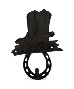Welcome Boots Horseshoe Wall Hook