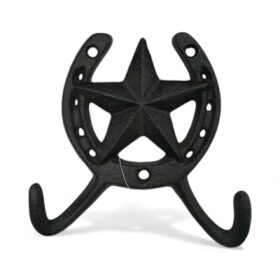 Horseshoe Star Double Wall Hook