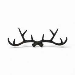Double Deer Antler Wall Hook with Ten Hooks
