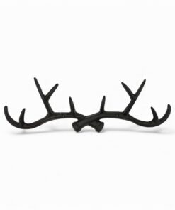 Double Deer Antler Wall Hook with Ten Hooks