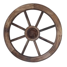 Decorative Wooden Wagon Wheel 18"