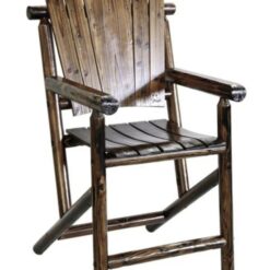 Char-Log Bar Arm Chair