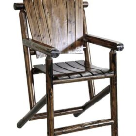 Char-Log Bar Arm Chair