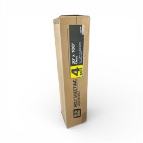 Grip-Rite Clear Poly Film 4 Mil 20 Foot by 100 Foot Roll